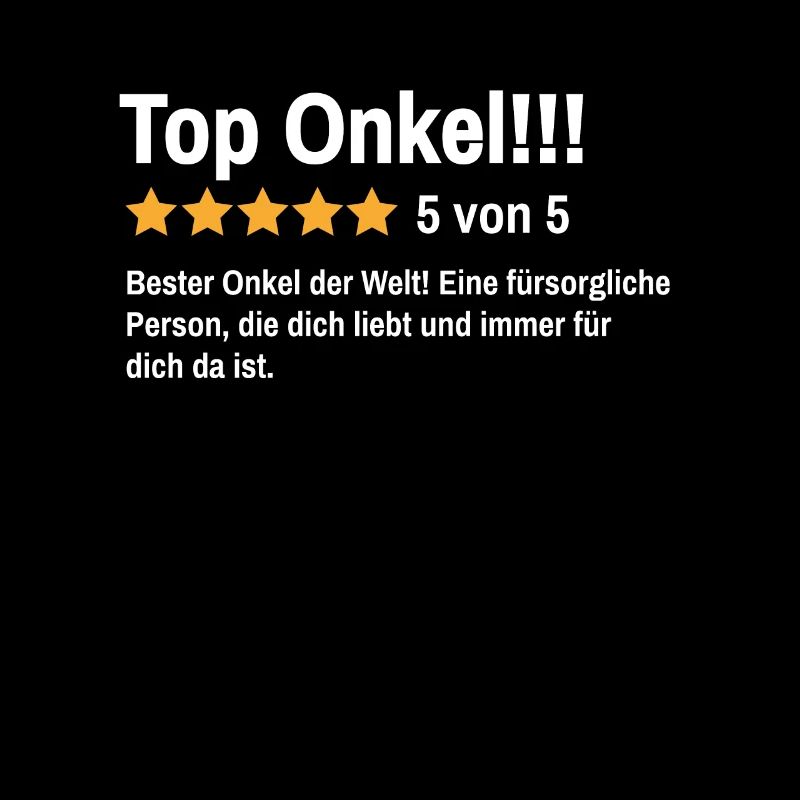 Bester Onkel der Welt Spruch