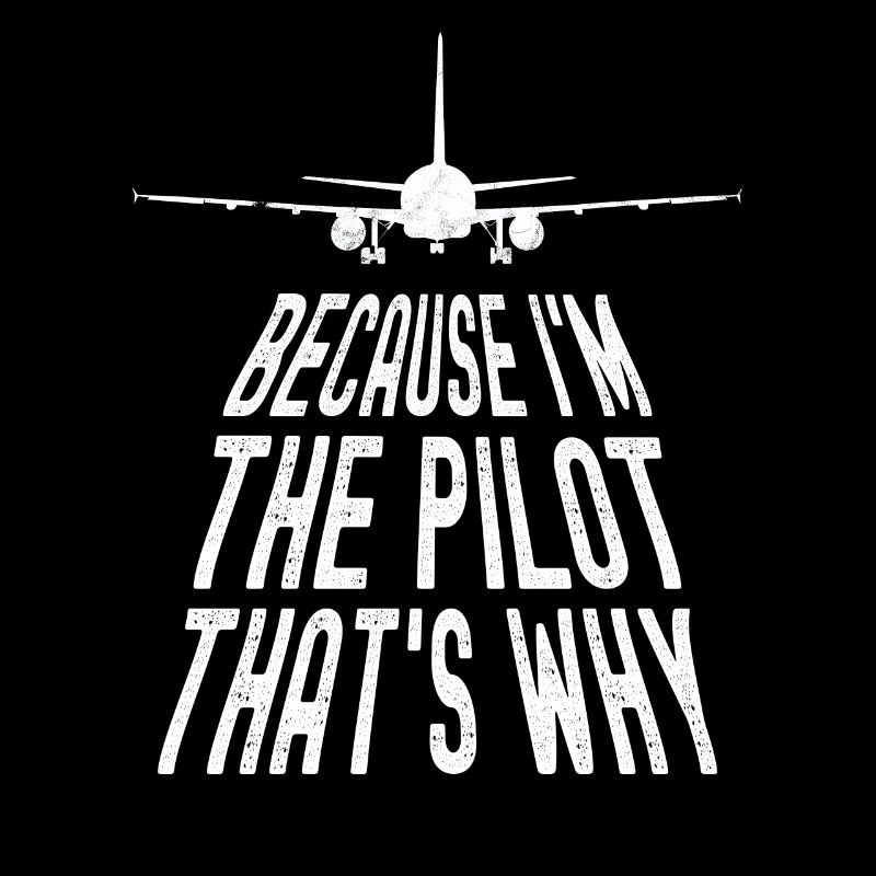 Because I'm the captain Pilot Flight Captain Flyer