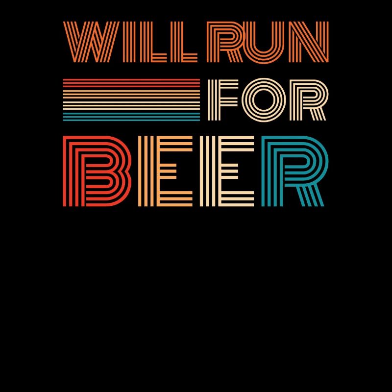 Will Run For Beer Lustige Läufer