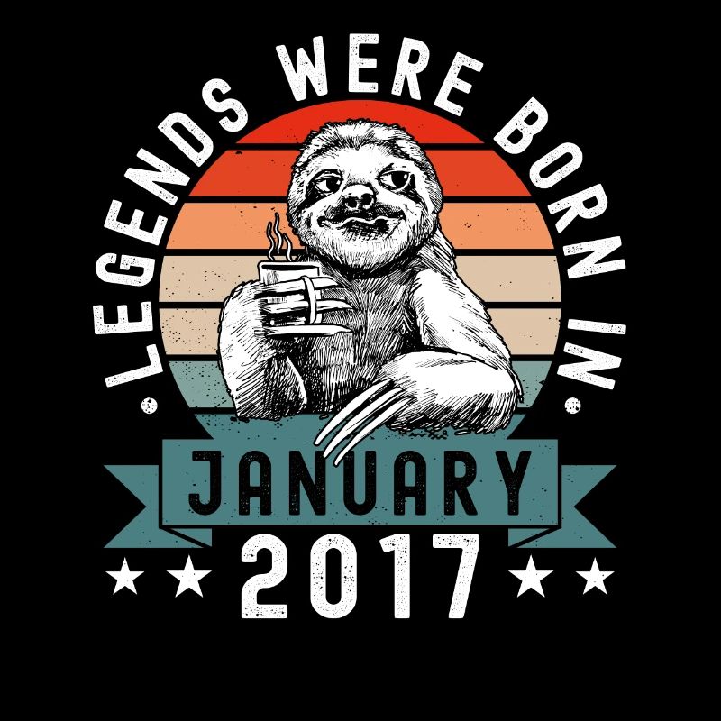 Les légendes sont nées en janvier 2017 Sloth Sloth