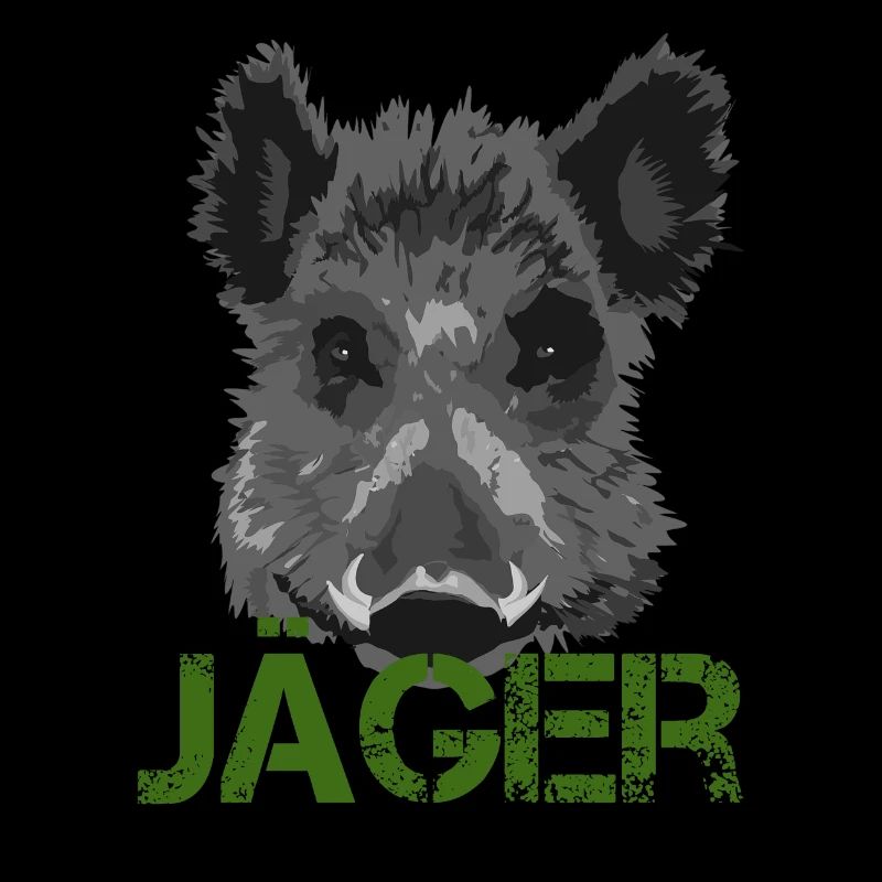 Jäger Wildschwein Jagd Geschenkidee