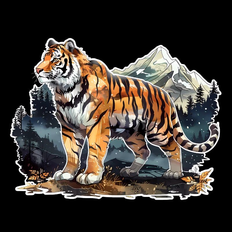 Striking Tiger Pose