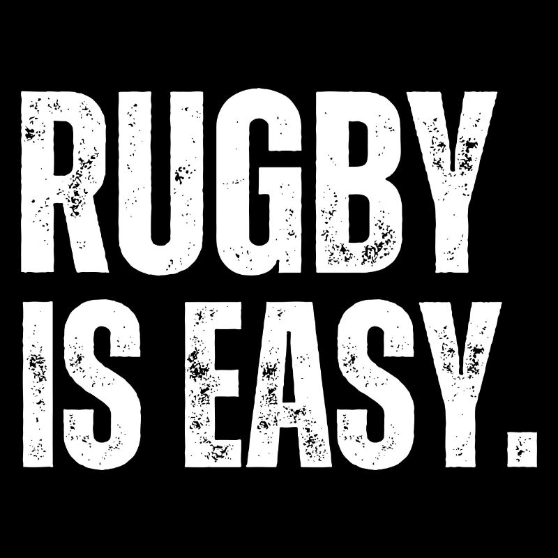 Fun T-Shirt Rugby ist einfach