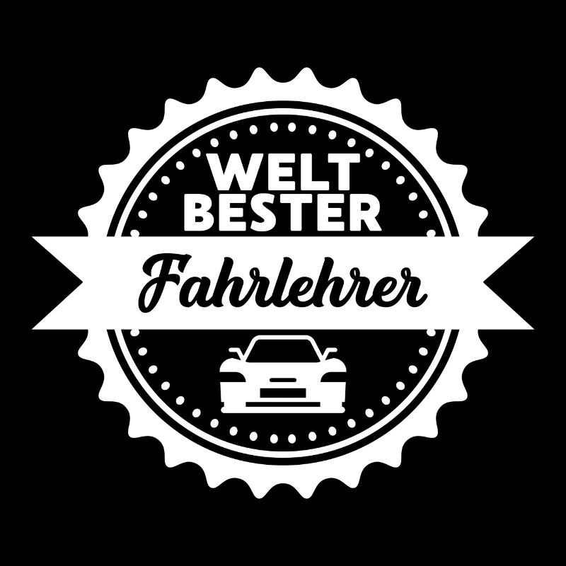 Welt bester fahrlehrer Beruf Spruch Geschenk