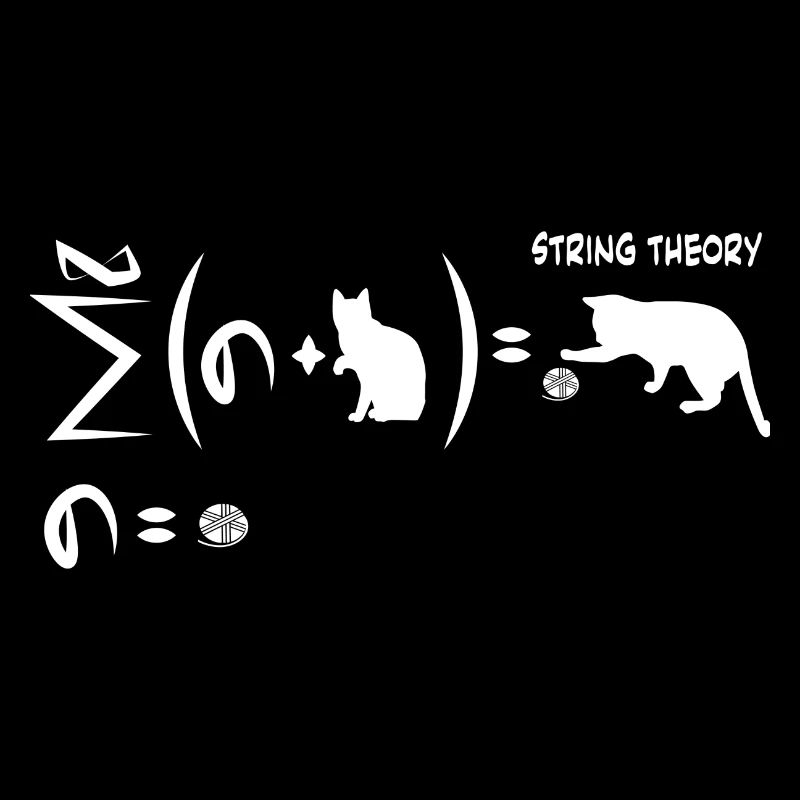String theory Geschenk Katze Haustiere
