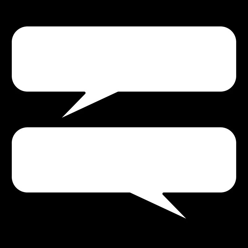 Speech bubbles empty to design your own gift