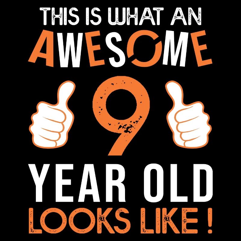 anniversaire 9 ANS awesome cadeau 9 ans