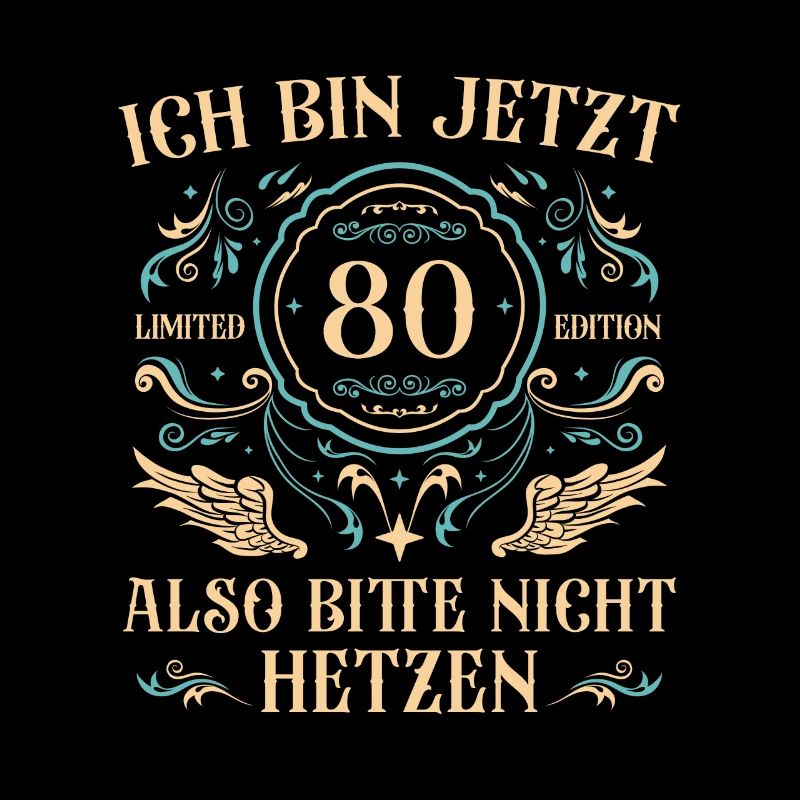 80er 80 Jahre alt Mann 80. Geburtstag Geschenkidee