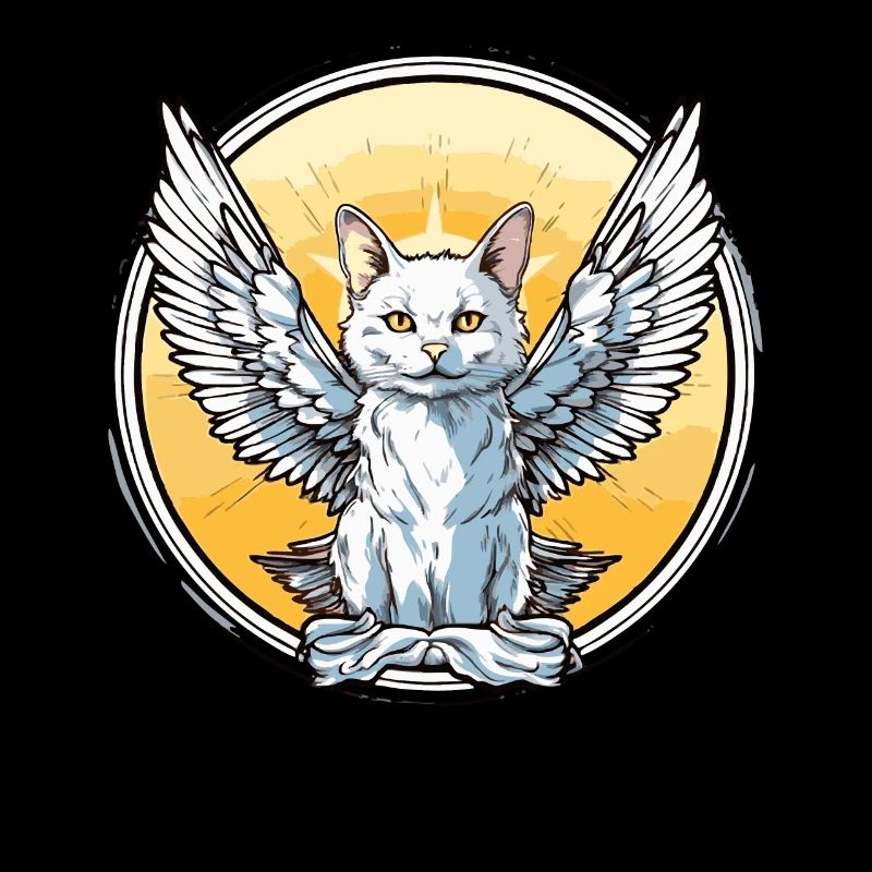 Chat avec des ailes