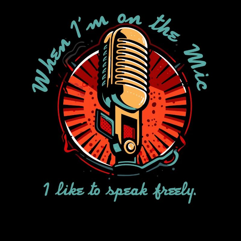 When the microphone is in my hand