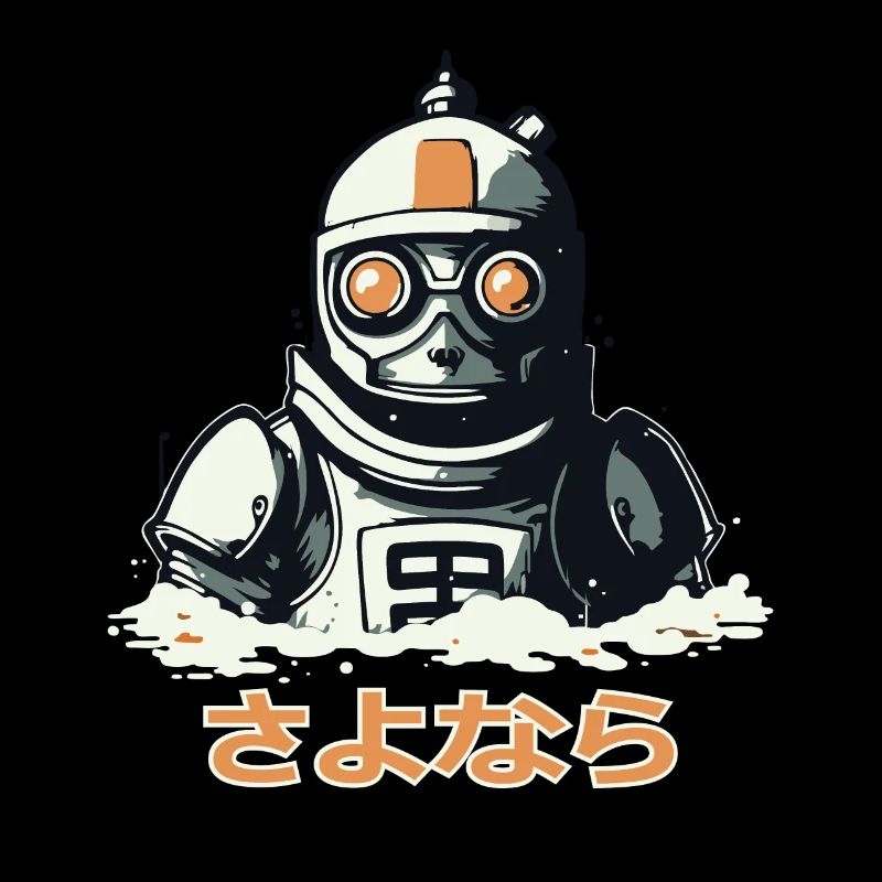 さよなら Farewell, a sinking robot