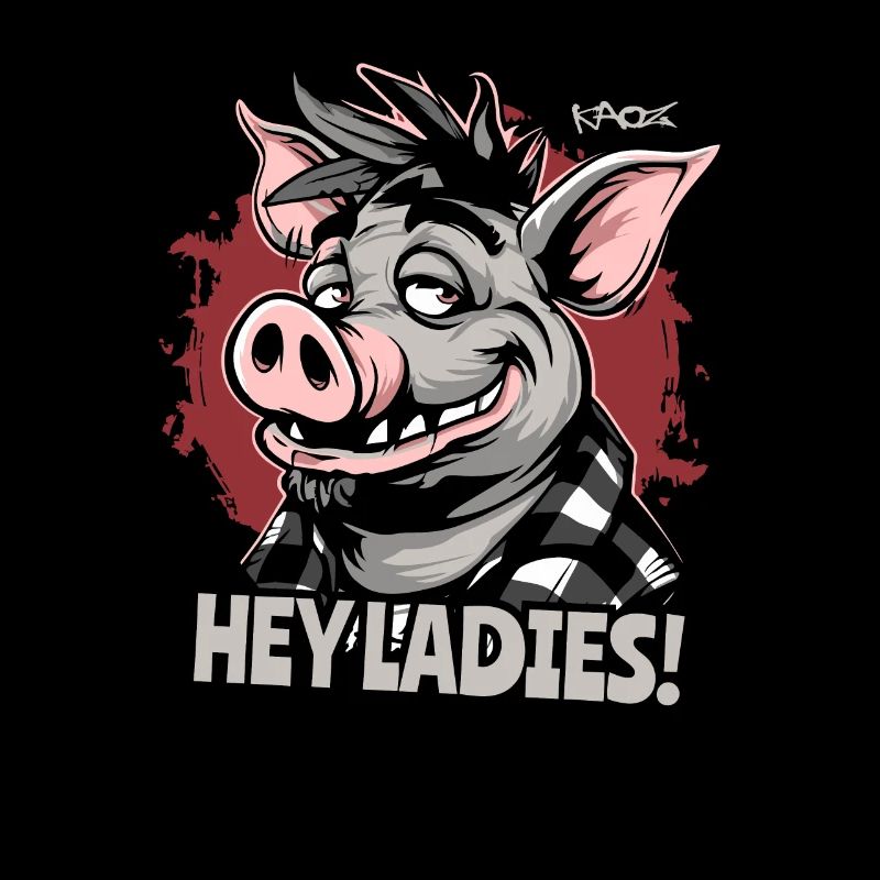 Salut mesdames ! Joli cochon