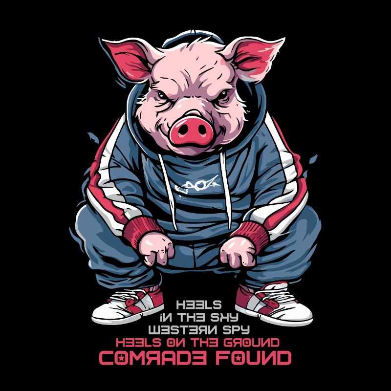 Espion de l’Ouest ou camarade, cochon gopnik slave