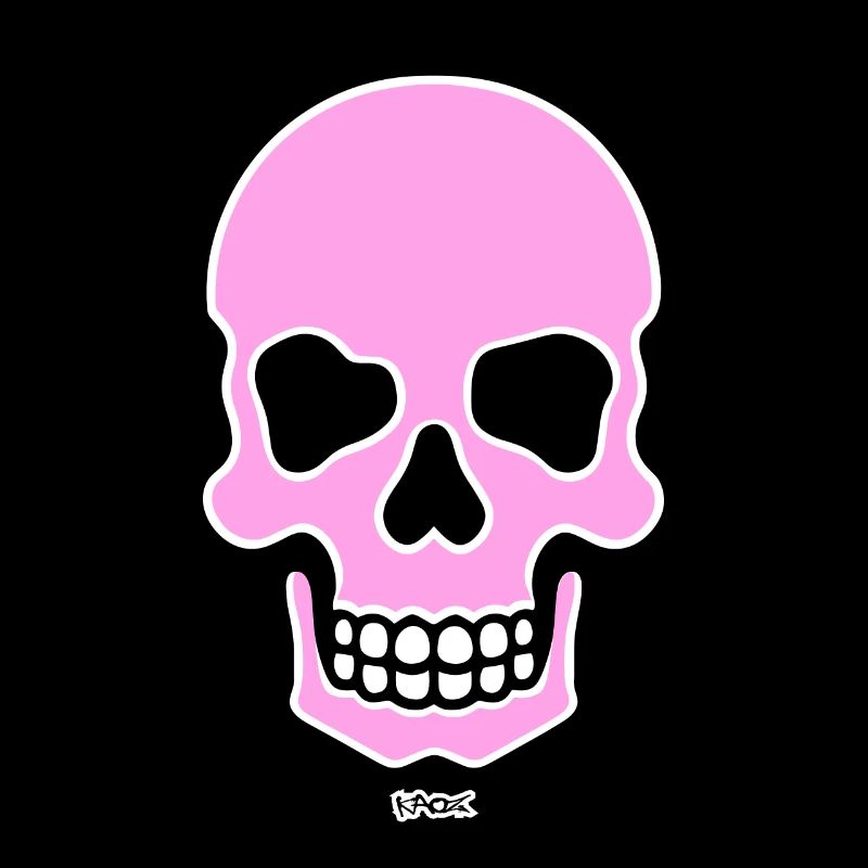 A Smiling Pink Skull Skull