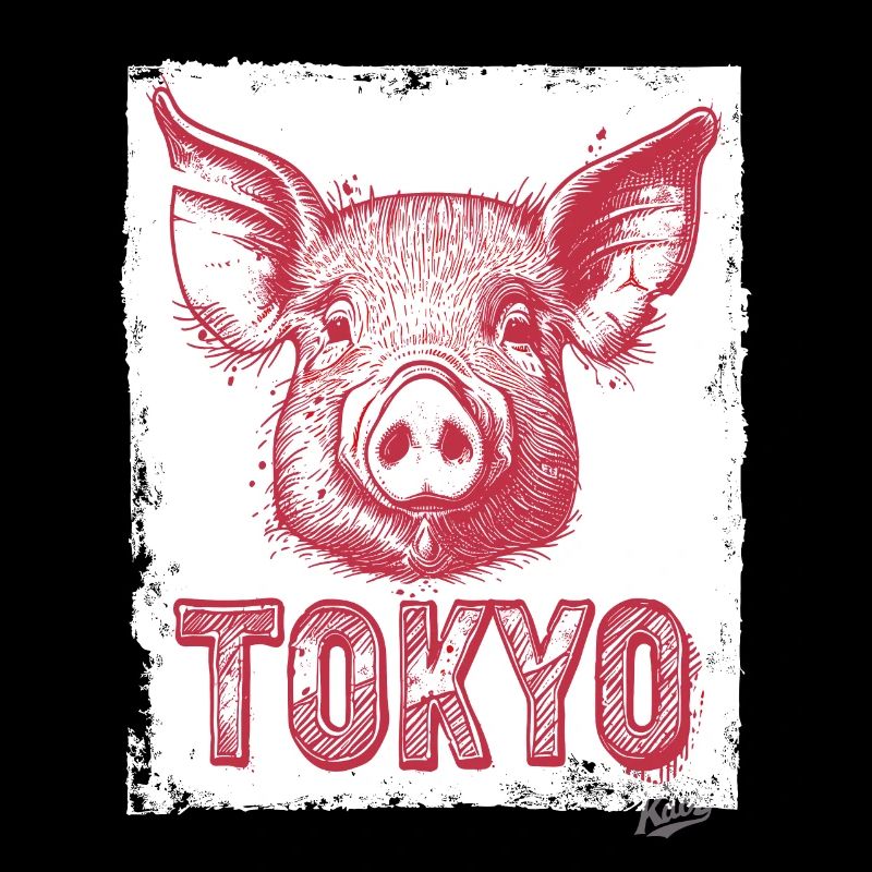 Sau das Tokio Schwein