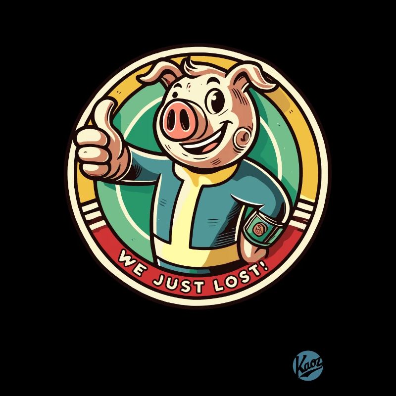 We Just Lost, The Outfall Pig avec le pouce levé !