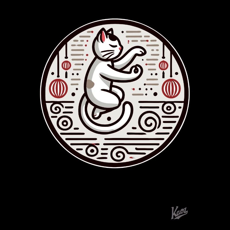 Chat de méditation Tai Chi