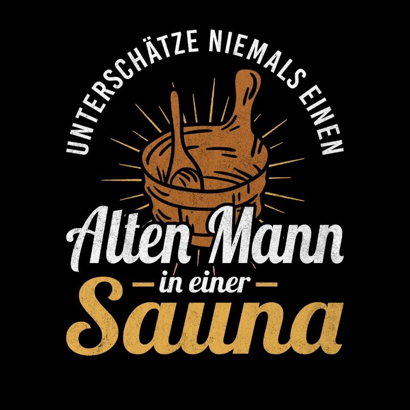 Unterschätze nie einen alten Mann in einer Sauna