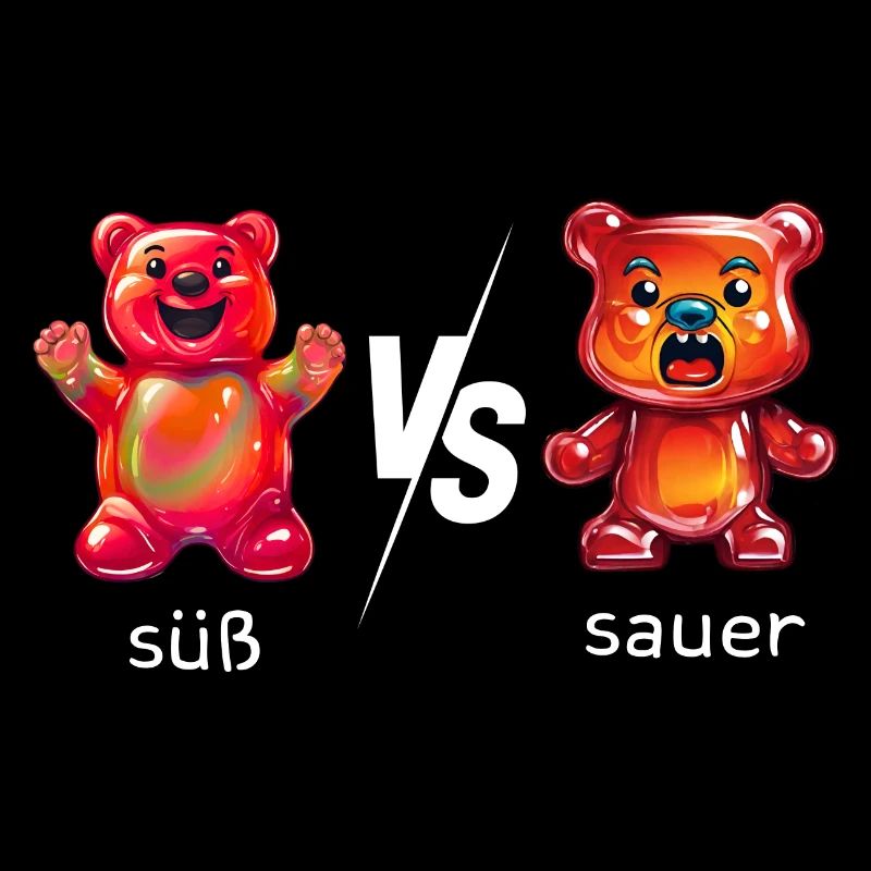 Süßes oder Saueres Gummibären