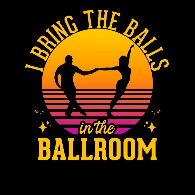 Dancing Slogan Ballroom Couple Dance Dance Floor