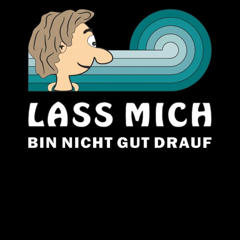 COMIC KOPF LASS MICH