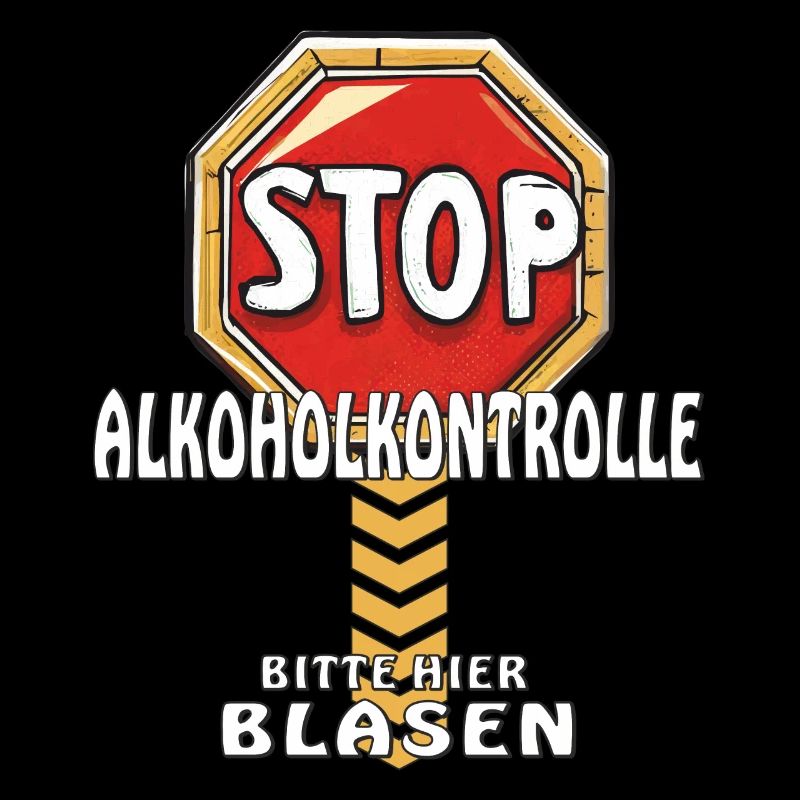 STOP SIGN ALCOHOL CONTROL PLEASE BLOW HERE