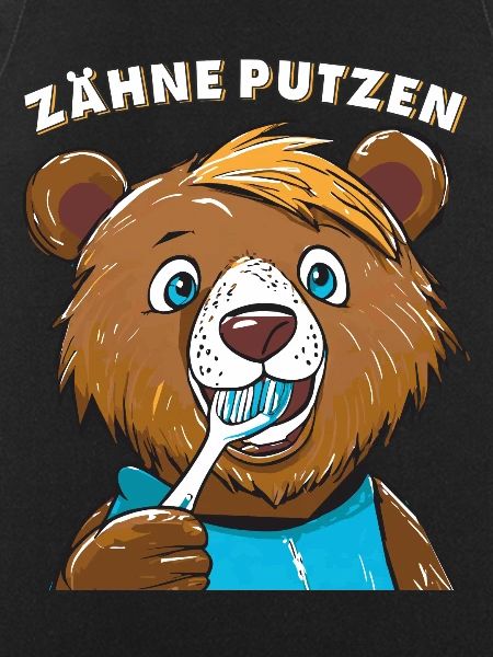 BEAR TEETH BRUSHING