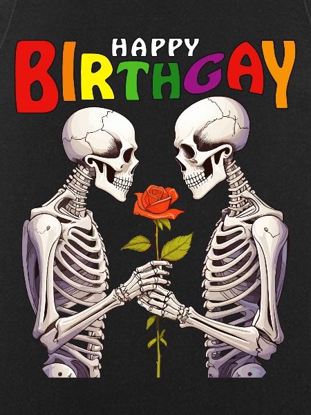 SKELETON HAPPY BIRTHGAY