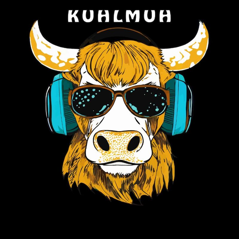 TAUREAU AVEC LUNETTES DE SOLEIL KÜHLMUH