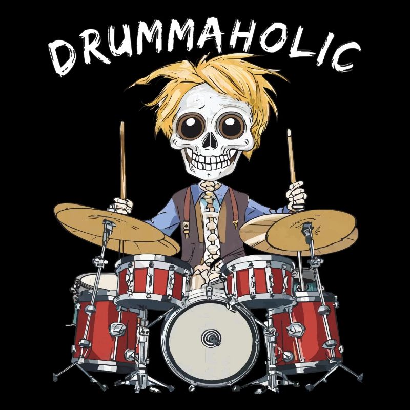 SKELETON DRUMS DRUMMAHOLIC