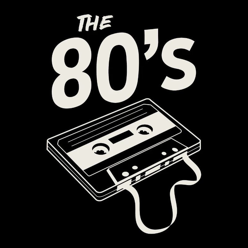 80s cassette / decade retro
