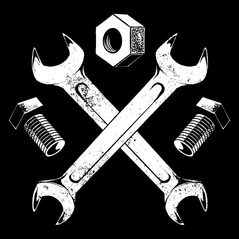 Insigne d’outil mécanicien