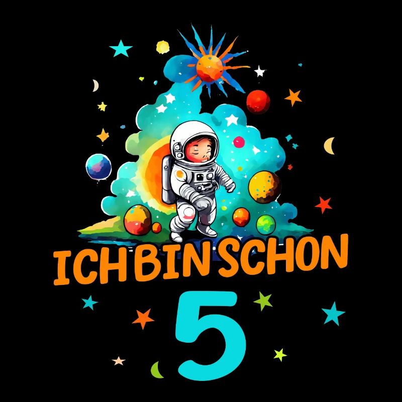 5. Geburtstag Astronaut Weltraum Kinder Geschenk