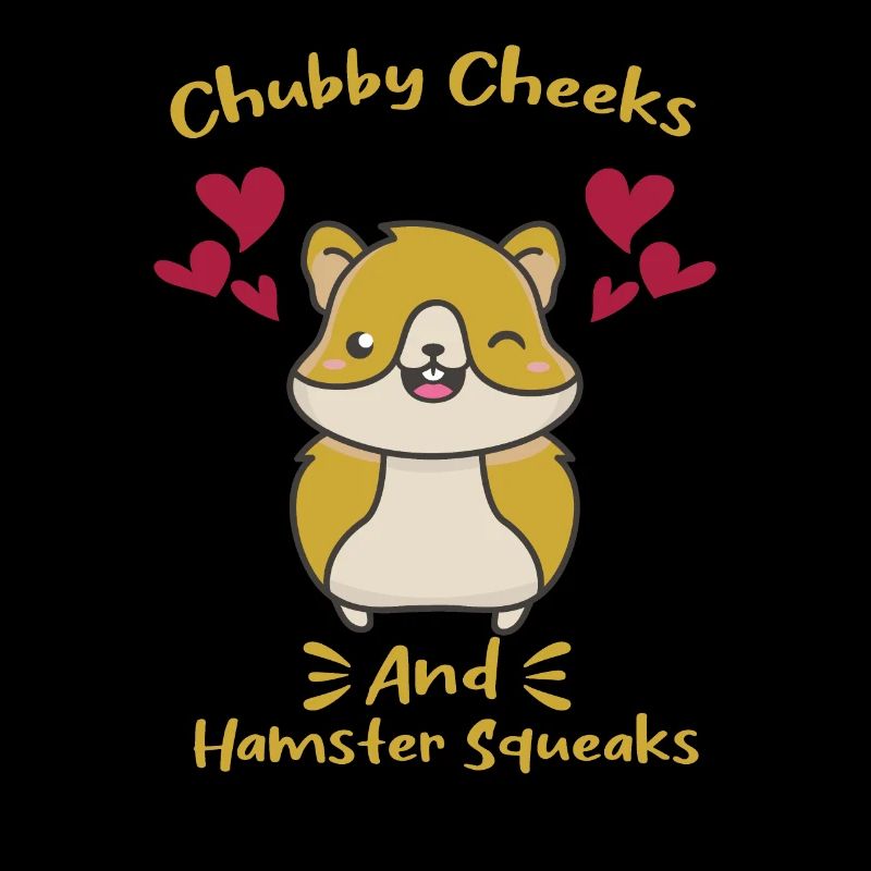 Chubby Cheeks Hamster Squeaks Hamster Cheeks Hearts