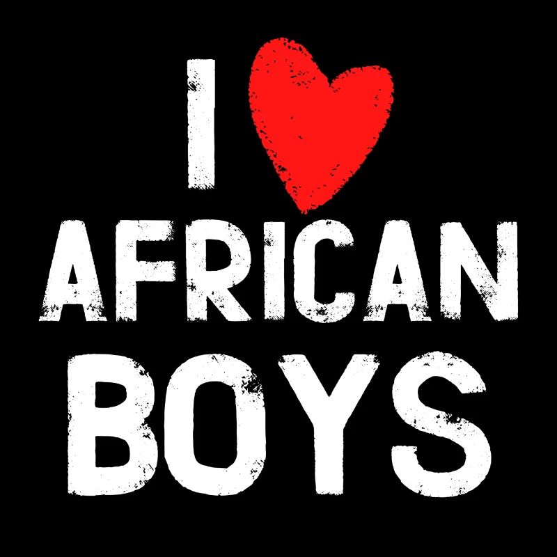 Afrikanischer Junge, ich liebe es