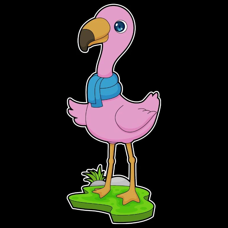Flamingo Scarf