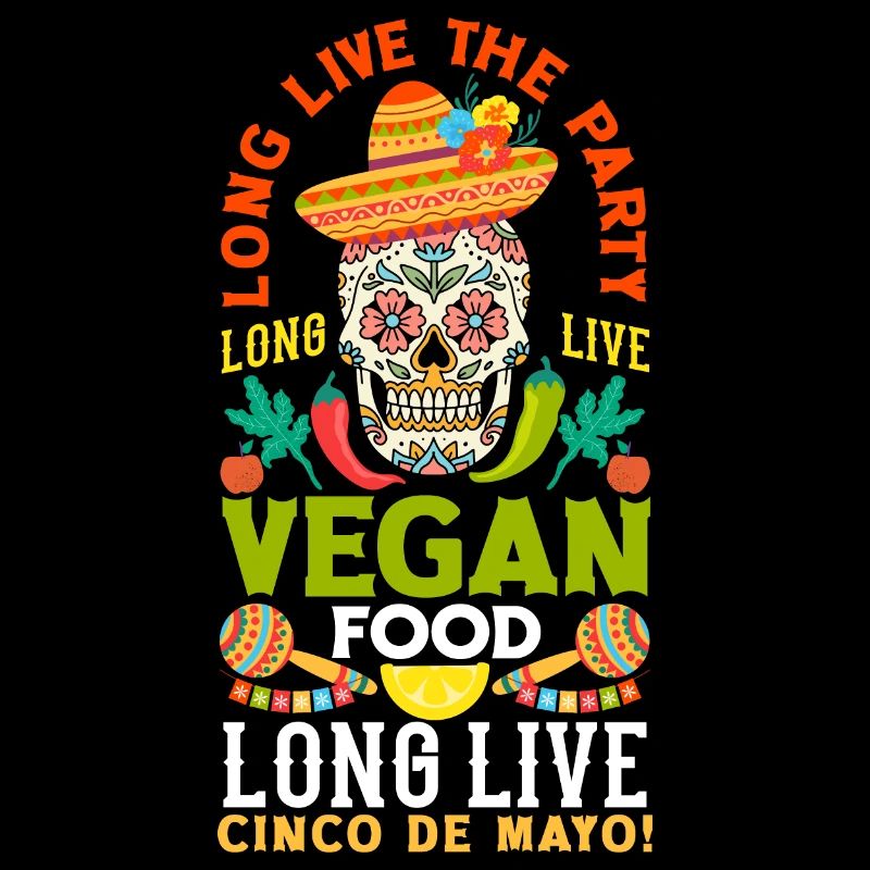 Vive la nourriture végétalienne Vive le Cinco de Mayo