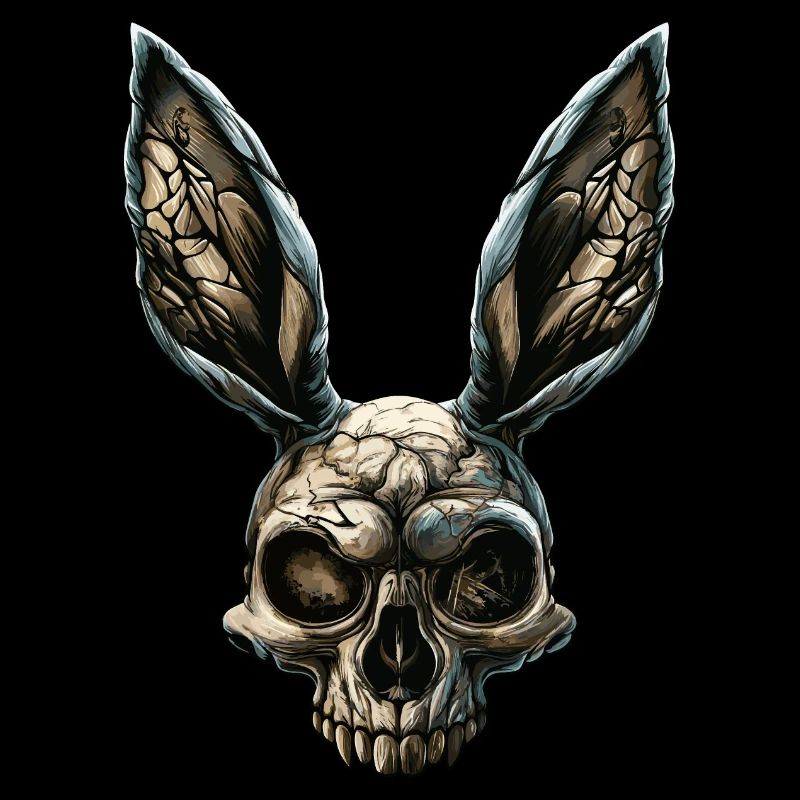 Crâne de lapin zombie