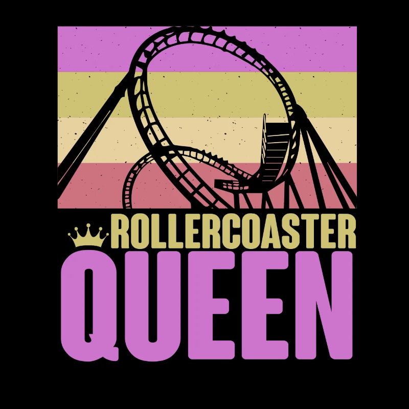 Rollercoaster Queen Roller Coaster pour Femmes Filles