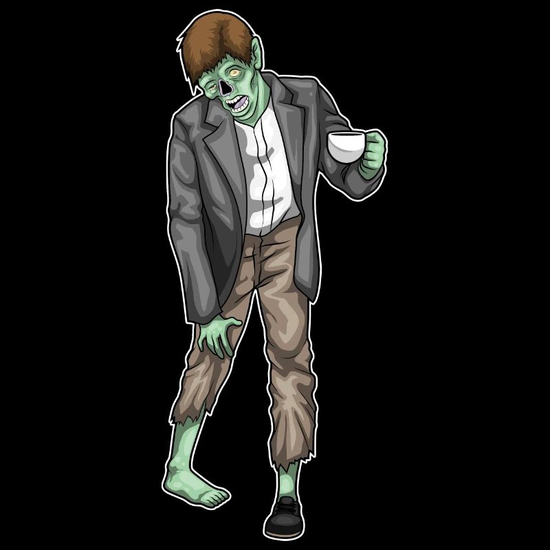 Zombie Halloween Kaffee