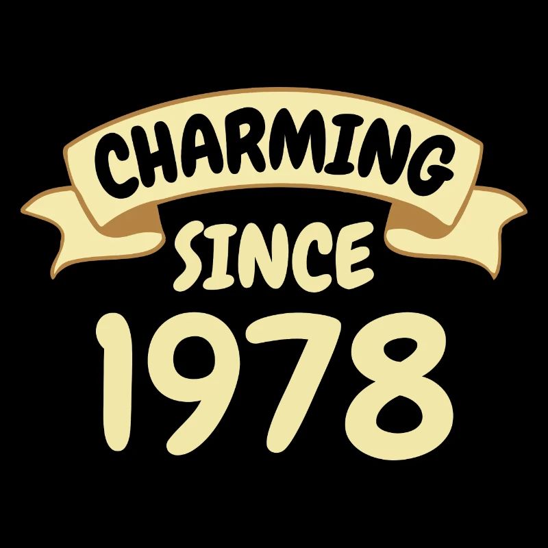 45. Geburtstag Geschenk Charmant seit 1978