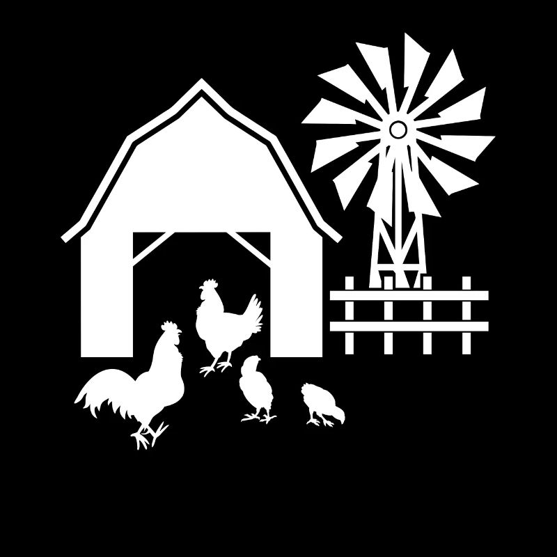 Grange avec poulet -