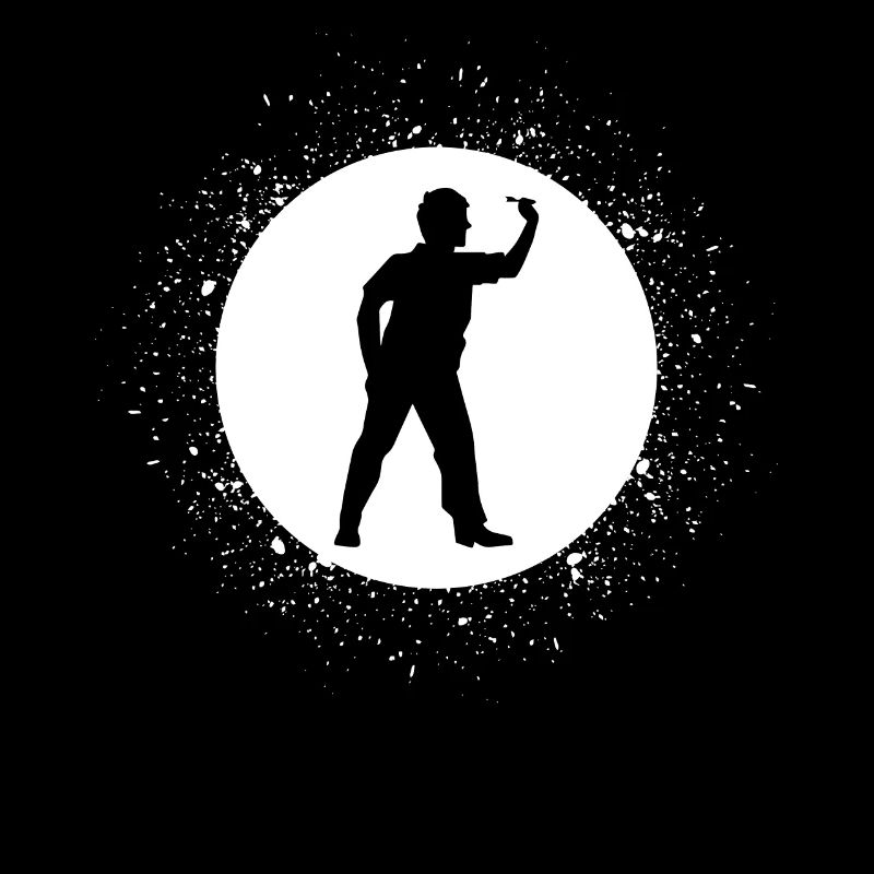 Sparkle Circle - Darts Player -