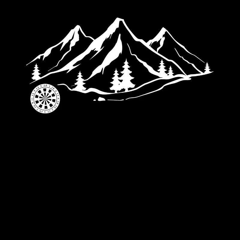 Berg 1 - Dartscheibe -