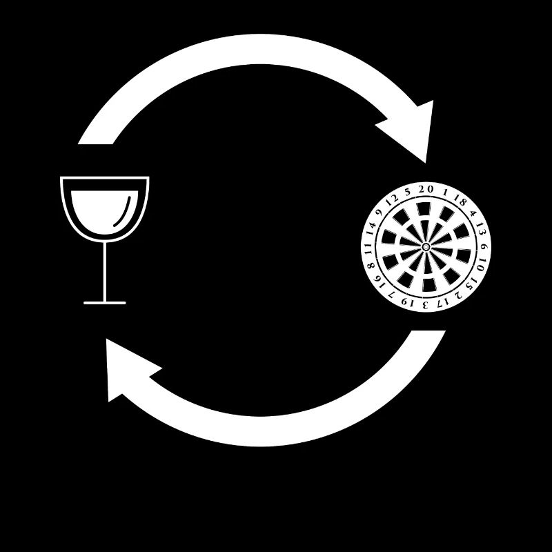Chargement des flèches - vin - jeu de fléchettes -