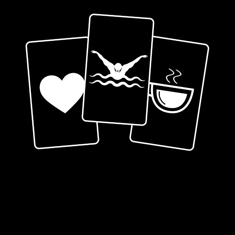 Herz - Kaffee - Schwimmen -