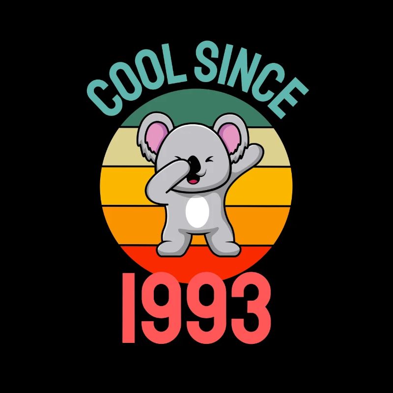 Cool seit 1993 Retro Dabbing Koala 29. Geburtstag
