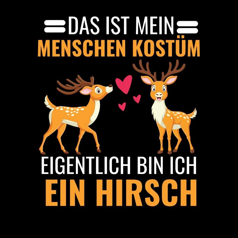 Hirsch Kostüm Waldbewohner Geschenk Wald Hirsch