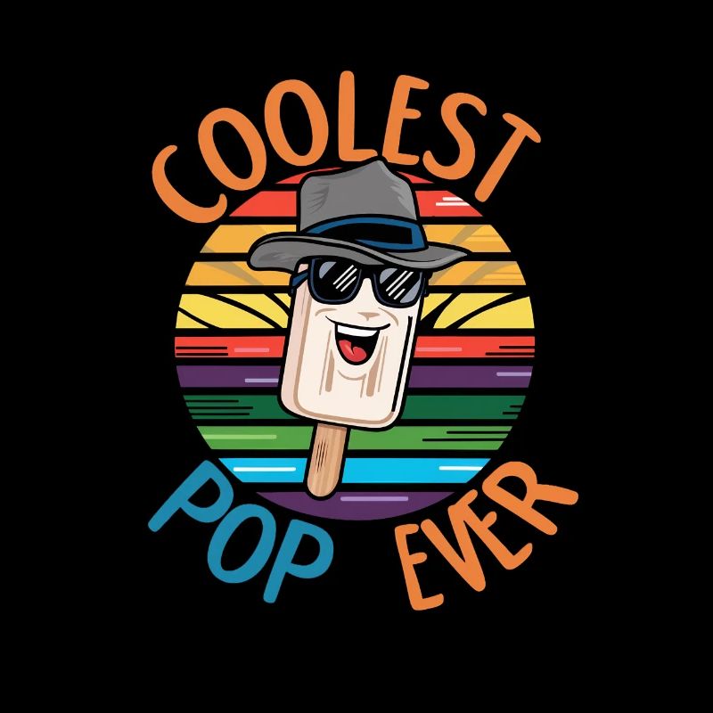 Coolest Pop Ever Fun Popsicle Dad