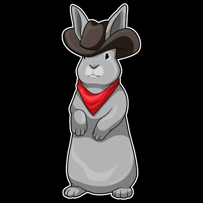 Rabbit Cowboy Cowboy Hat